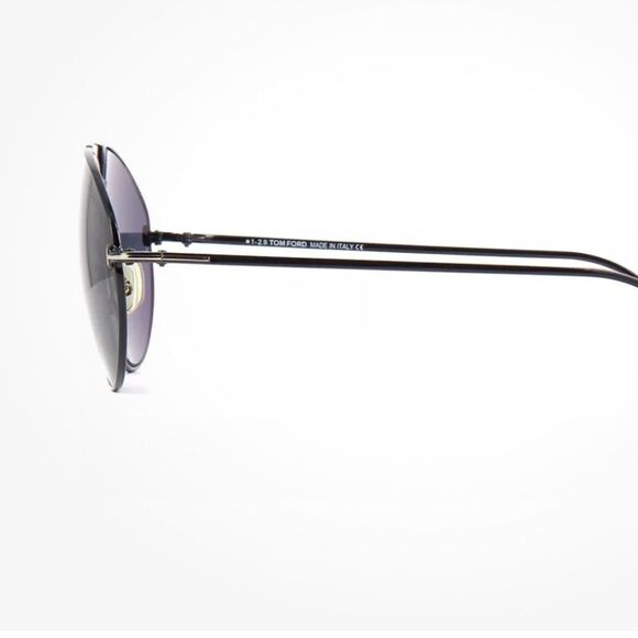 NWT Tom Ford  TF0796 COBRA Shiny Black/Grey Sunglasses main image 6